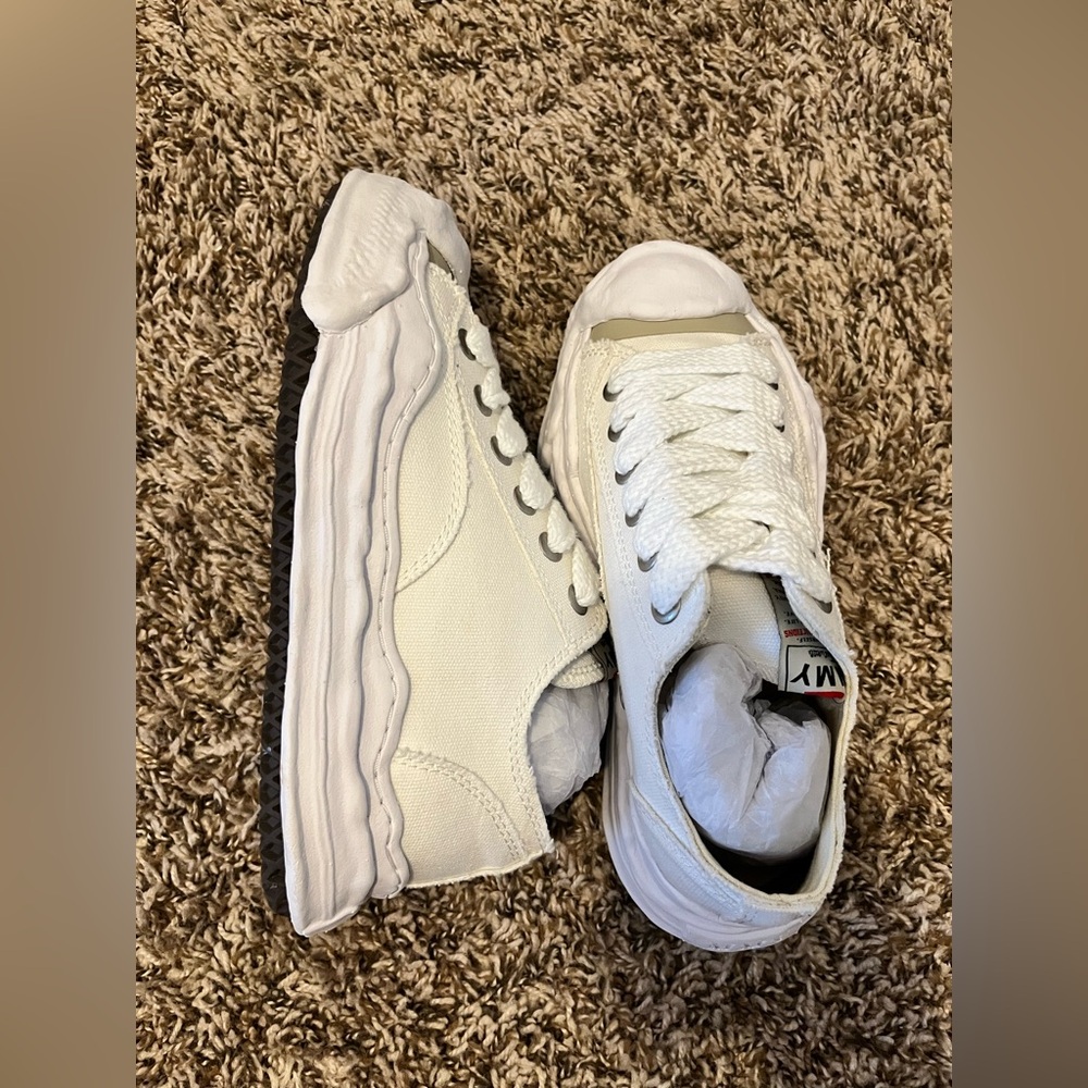 Maison Mihara Yasuhiro Hank OG Sole Canvas Low 'White